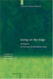 Cover of: Living on the Edge by Stefan Ploch