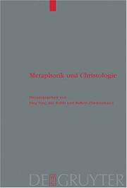 Cover of: Metaphorik Und Christologie (Theologische Bibliothek Toepelmann) by Jorg Frey