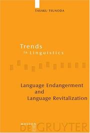 Cover of: Language endangerment and language revitalization by Tasaku Tsunoda