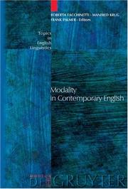 Cover of: Modality in contemporary English