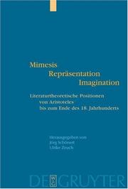 Front cover of Mimesis, Repräsentation, Imagination by Unknown