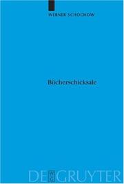 Cover of: Bücherschicksale by Werner Schochow