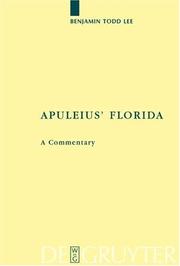 Cover of: Apuleius' Florida by Benjamin Todd Lee
