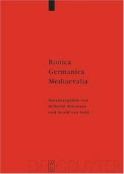 Cover of: Runica, Germanica, Mediaevalia