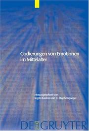 Cover of: Emotions and Sensibilities in the Middle Ages by 