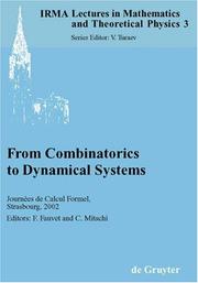 Cover of: From Combinatorics to Dynamical Systems by 