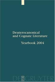 Cover of: Deuterocanonical And Cognate Literature by Friedrich V. Reiterer