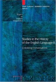 Cover of: Studies in the history of the English language II: unfolding conversations