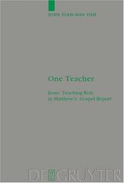 One Teacher by John Yueh-Han Yieh