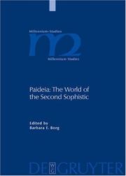 Cover of: Paideia: The World Of The Second Sophistic (Millennium Studies)