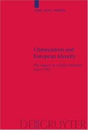 Cover of: Christendom and European identity by Mary Anne Perkins
