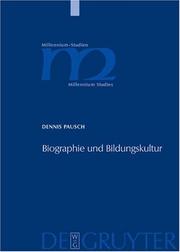 Cover of: Biographie Und Bildungskultur: Personendarstellungen Bei Plinius Dem Jungeren, Gellius Und Sueton (Millennium-Studien)