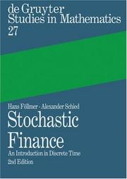 Cover of: Stochastic finance: an introduction in discrete time