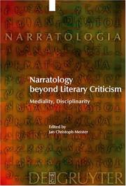 Cover of: Narratology beyond literary criticism: mediality, disciplinarity