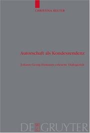 Autorschaft als Kondeszendenz by Christina Reuter