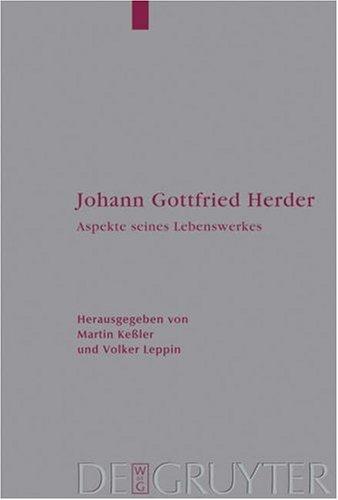 Johann Gottfried Herderkessler by Martin Kessler, Volker Leppin