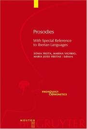 Cover of: Prosodies: with special reference to Iberian