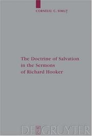 Cover of: The Doctrine of Salvation in the Sermons of Richard Hooker by Corneliu C. Simut, Corneliu C. Simut