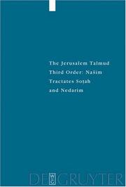 Cover of: The Jerusalem Talmud