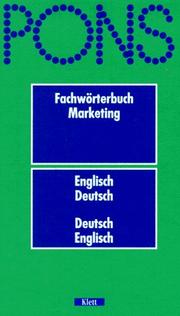 PONS Fachwörterbuch Marketing by P. H. Collin