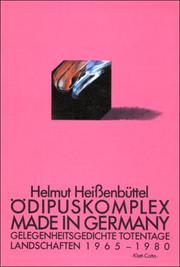 Cover of: Ödipuskomplex made in Germany by Helmut Heissenbüttel