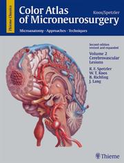 Cover of: Color Atlas of Microneurosurgery (Cerebrovascular Lesions) by Robert F. Spetzler, Wolfgang T. Koos, Johannes Lang