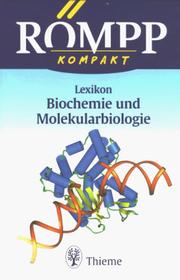 Cover of: Römpp Kompakt Lexikon: Biochemie und Molekularbiologie