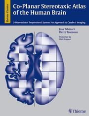 Cover of: Co-planar Stereotaxic Atlas of the Human Brain by Jean Talairach, P. Tournoux