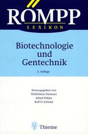 Cover of: Römpp Lexikon: Biotechnologie und Gentechnik