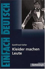 Cover of: Kleider machen Leute. Mit Materialien. by Gottfried Keller