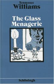 Cover of: The Glass Menagerie. (Lernmaterialien) by Tennessee Williams, Heinz Pähler