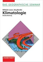 Cover of: Klimatologie by Richard Scherhag