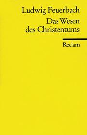 Cover of: Das Wesen des Christentums