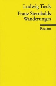 Cover of: Franz Sternbald's Wanderungen