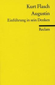 Cover of: Augustin: Einf. in sein Denken