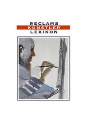 Cover of: Reclams Künstlerlexikon