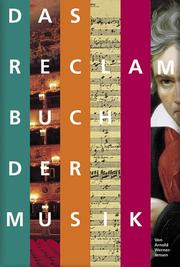 Cover of: Das Reclam Buch der Musik by Arnold Werner-Jensen