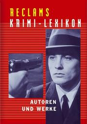 Cover of: Reclams Krimi-Lexikon