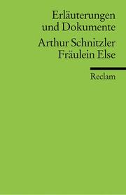 Cover of: Arthur Schnitzler, "Fräulein Else"