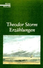 Cover of: Erzählungen. by Theodor Storm, Rüdiger Frommholz
