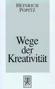 Cover of: Wege der Kreativität