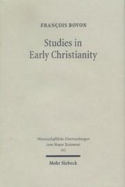 Cover of: Studies in early Christianity