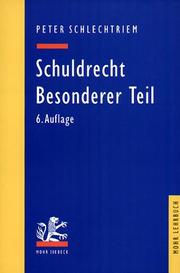 Cover of: Schuldrecht. Besonderer Teil.