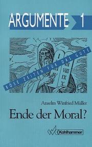 Cover of: Ende der Moral?