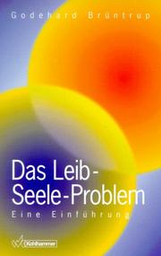 Cover of: Das Leib-Seele-Problem by Godehard Brüntrup