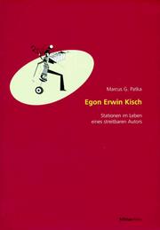 Cover of: Egon Erwin Kisch by Marcus G. Patka