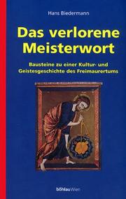 Cover of: Das verlorene Meisterwort.