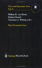Cover of: Pure economic loss