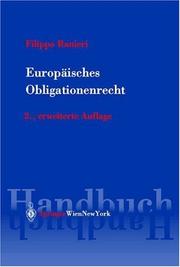 Cover of: Europäisches Obligationenrecht: Ein Handbuch mit Texten und Materialien (Springers Handbücher der Rechtswissenschaft)