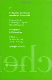 Cover of: Fortschritte der Chemie organischer Naturstoffe / Progress in the Chemistry of Organic Natural Products / Volume 87 (Fortschritte der Chemie organischer ... the Chemistry of Organic Natural Products)